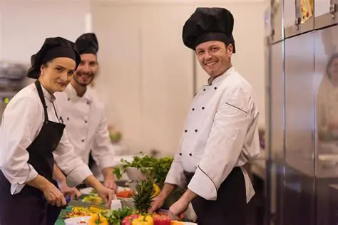 A variety of cooks and customers