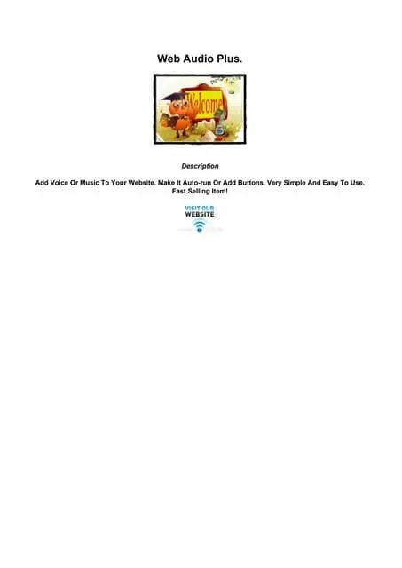 Benefits of Web Audio Plus