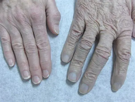 Blue discoloration of the skin