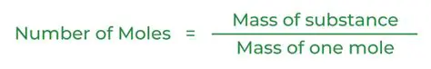 Calculating the Number of Moles of Each Element