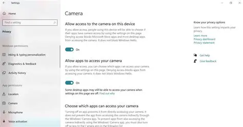 Check your camera settings