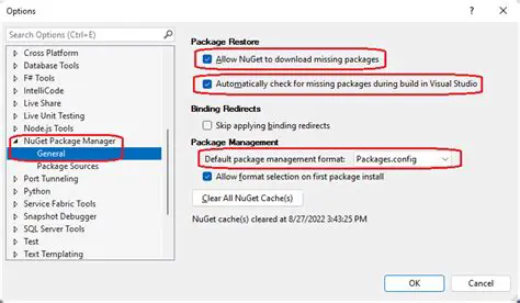 Cleared and restored NuGet packages