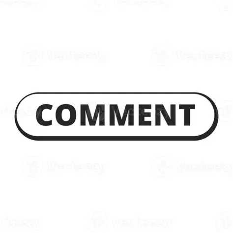 Click on the comment button