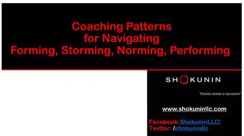 Coaching Patterns Performed