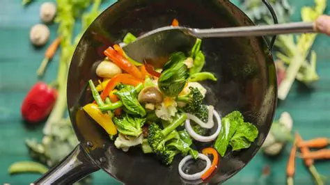 Cocinar las verduras lo menos posible