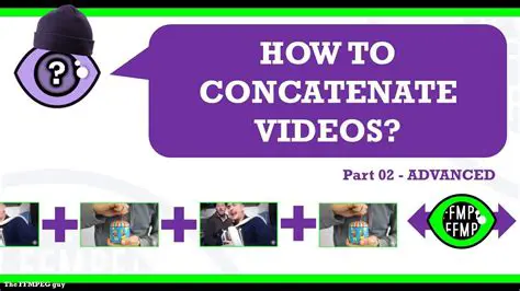Concatenating multiple video files