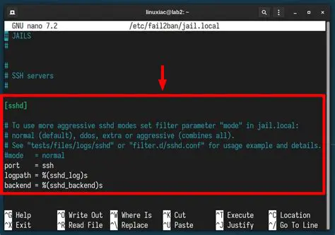 Configuring a Fail2ban Jail