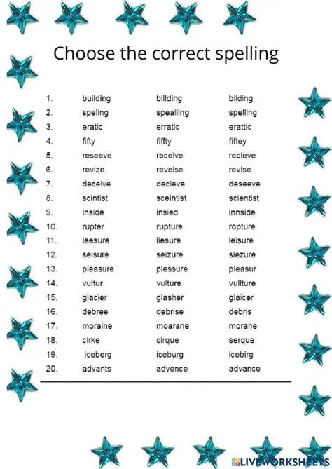 Correctly Spelled Expressions