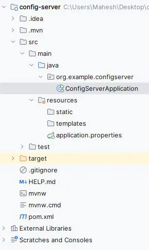 Create a Config Server Application