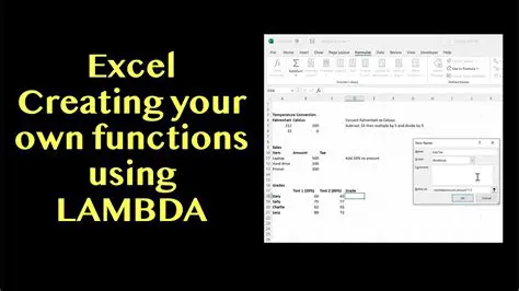 Creating your own functions