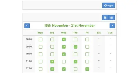 Designate a specific time slot