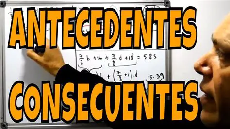 El consecuente es la cantidad conocida