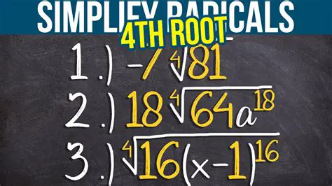 Eliminating the Fourth Root