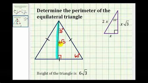 Equation for the Perimeter of an Equilateral Triangle