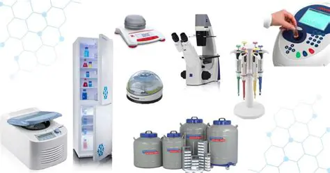 Equipamentos e suprimentos utilizados nos testes