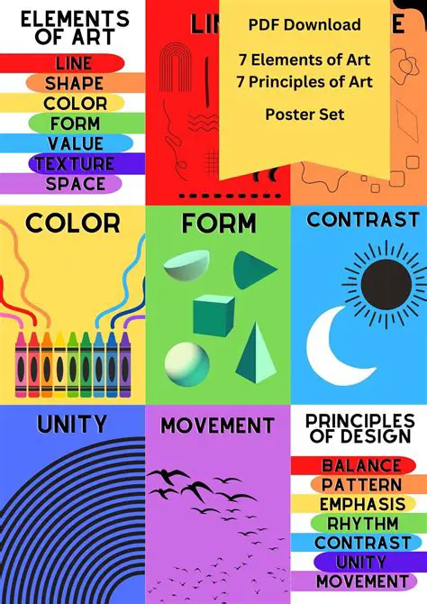 Exploring the Visual Elements of Art in Modern Painting with Clef