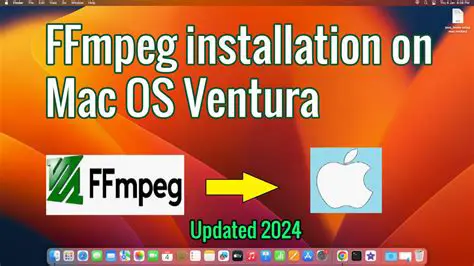 FFmpeg Installation Issues