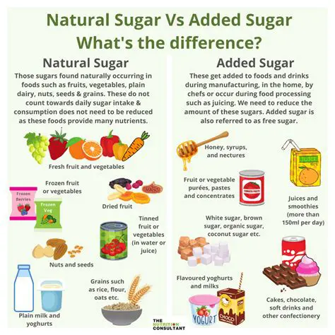 Foods Containing Natural Sugars