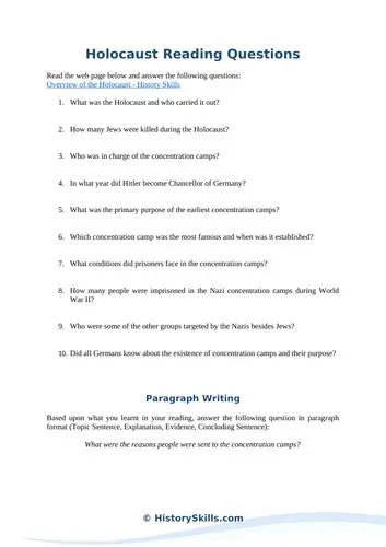 Frequently Asked Questions About the Holocaust