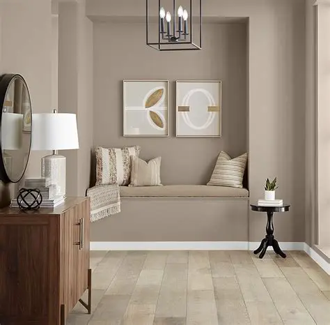 Go to an interior room or hallway