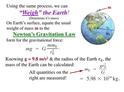 Gravitational Pull and Weight
