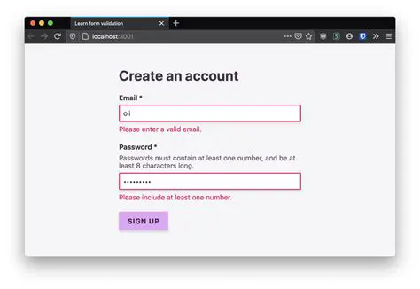 How to Validate User Input