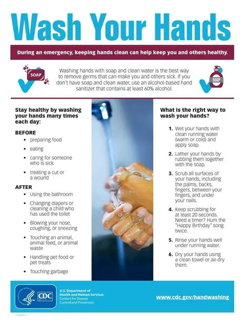 Hygiene Practices from the CDC
