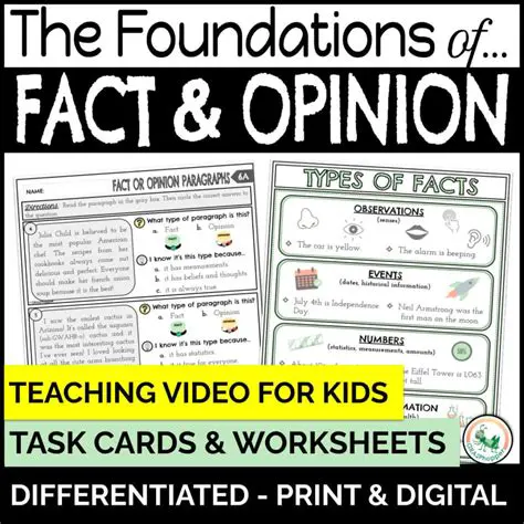 Importance of Identifying Facts and Opinions