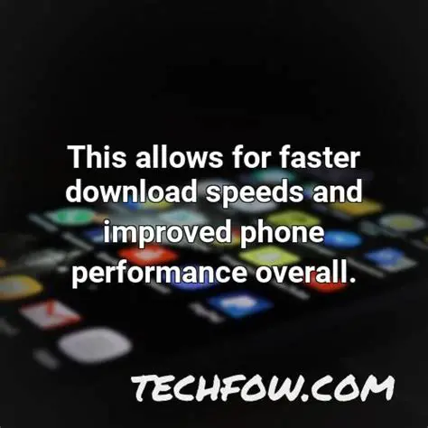 Improved Phone Performance