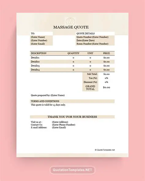 Introduction to Body Massage Quotation