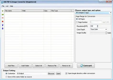 Key Features of Ailt PDF to Image Converter