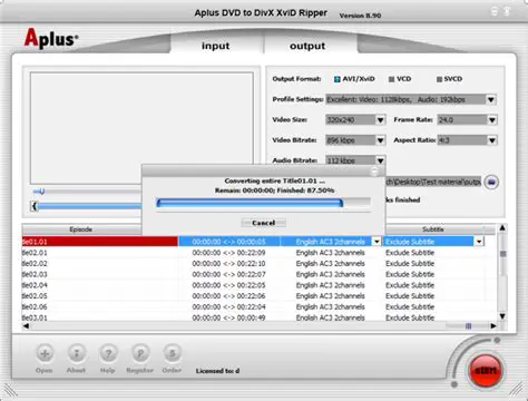 Key Features of Aplus WMV to XviD Converter