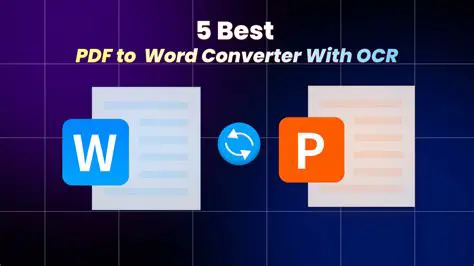 Key Features of eePDF PDF to Word OCR Converter