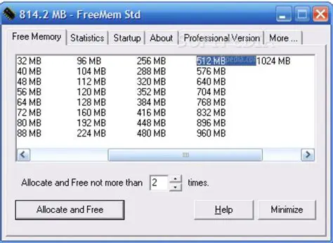 Key Features of FreeMem Standard