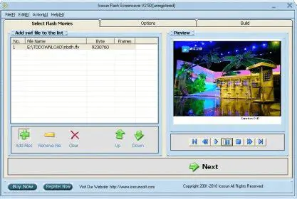 Key Features of Icesun Flash Screensaver