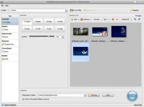 Key Features of PearlMountain Image Resizer