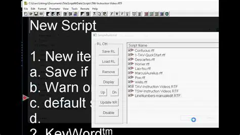 Key Features of TeleScript AV