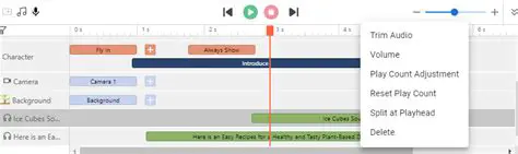 Key Features of Variations Audio Timeliner
