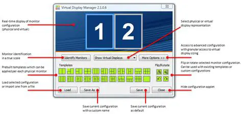 Key Features of Virtual Display Manager