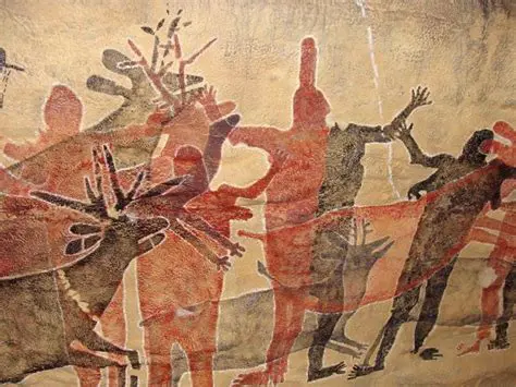 La pintura de cuevas como una forma de arte