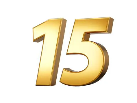 Les Applications Pratiques du Nombre 15