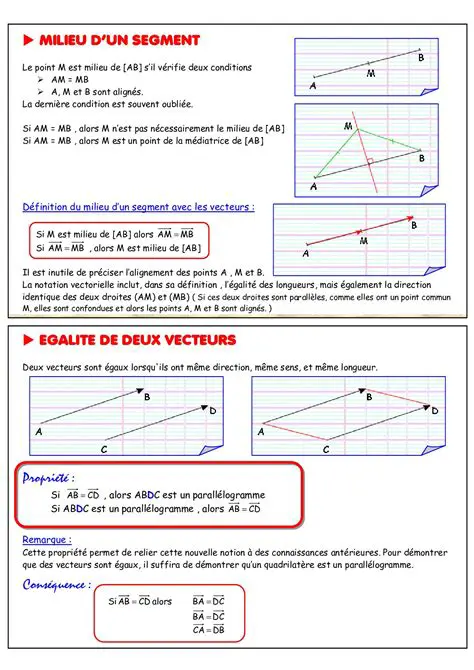 Les Vecteurs de Translation