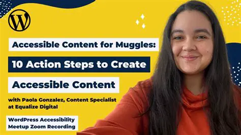 Making the topic more accessible