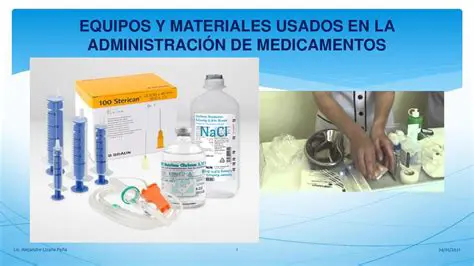 Materiales y equipos necesarios