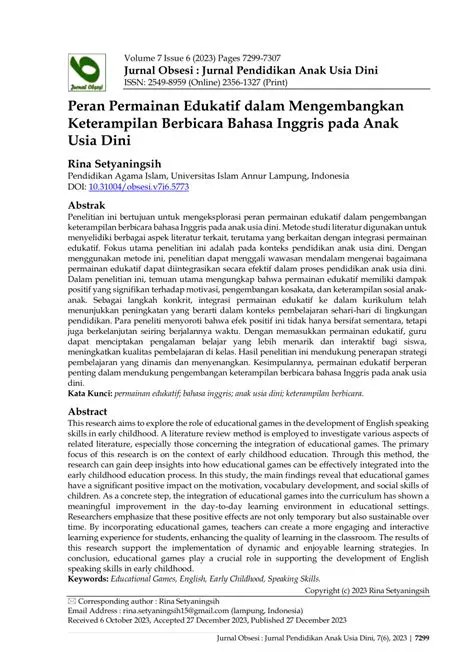 Mengembangkan Keterampilan Berbicara Bahasa Inggris
