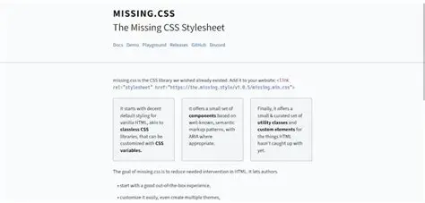 Missing CSS or JavaScript files