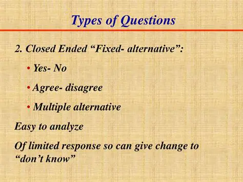 No limited response options