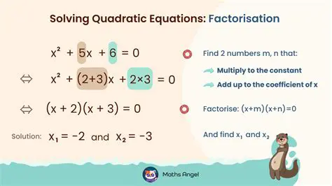 Not factoring quadratic expressions