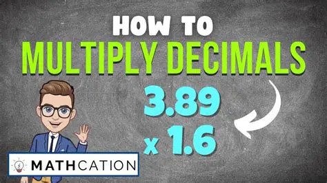 Not multiplying the factors without decimals