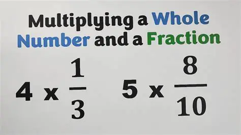 Not multiplying the whole numbers together